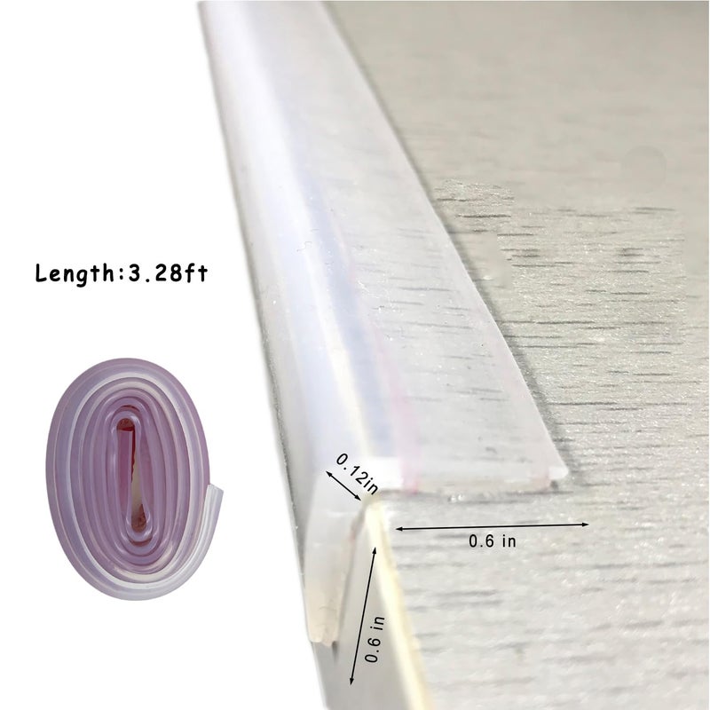 Angloria Edge Protector 100% Silicone  Baby Proofing Clear Table Corners Guards  Pre-Taped Adhesive Soft for Kids Proof Safety  Wall Furniture Bumper - Image 4